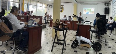 Photo 9 – Presentation by Libero to Mocoa’s Municipal Council (CNW Group/Libero Copper & Gold Corporation.)